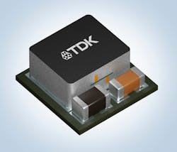 Product: TDK FS1606 microPOL (μPOL) Type: Point-of-load DC-DC power module Current: 3 to 25 A Input voltage: 4.5 to 16.0 V Output voltage: 0.6 to 5.0 V Current: 3 to 25 A Features: - Full telemetry - I2C interfaceCompany: TDK Product: TDK FS1606 microPOL (μPOL) Type: Point-of-load DC-DC power module Current: 3 to 25 A Input voltage: 4.5 to 16.0 V Output voltage: 0.6 to 5.0 V Current: 3 to 25 A Features: - Full telemetry - I2C interfaceCompany: TDK