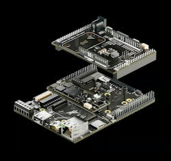Product: Arduino Pro Portenta Proto Kit Type: Development kit Module: Portenta H7 Processor: STMicroelectronics STM32H747XI CPU: 480-MHz Cortex-M7 240-MHz Cortex-M4 Memory: 2-MB flash memory 1-MB SRAM 16-MB NOR flash (external) Wi-Fi: 802.11b/g/n (2.4 GHz) Bluetooth: Bluetooth 5 Ethernet: Gigabit Ethernet Product: Arduino Pro Portenta Proto Kit Type: Development kit Module: Portenta H7 Processor: STMicroelectronics STM32H747XI CPU: 480-MHz Cortex-M7 240-MHz Cortex-M4 Memory: 2-MB flash memory 1-MB SRAM 16-MB NOR flash (external) Wi-Fi: 802.11b/g/n (2.4 GHz) Bluetooth: Bluetooth 5 Ethernet: Gigabit Ethernet