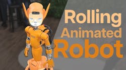 Robot Rolls About Presenting an Animated Face Robot Rolls About Presenting an Animated Face