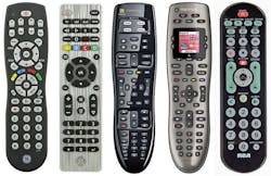 Infrared remote controls Infrared remote controls
