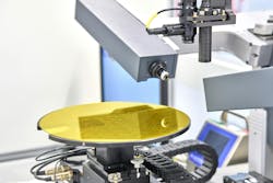 2. A wafer in production at Pragmatic Park, Pragmatic Semiconductor’s flagship manufacturing facility. 2. A wafer in production at Pragmatic Park, Pragmatic Semiconductor’s flagship manufacturing facility.