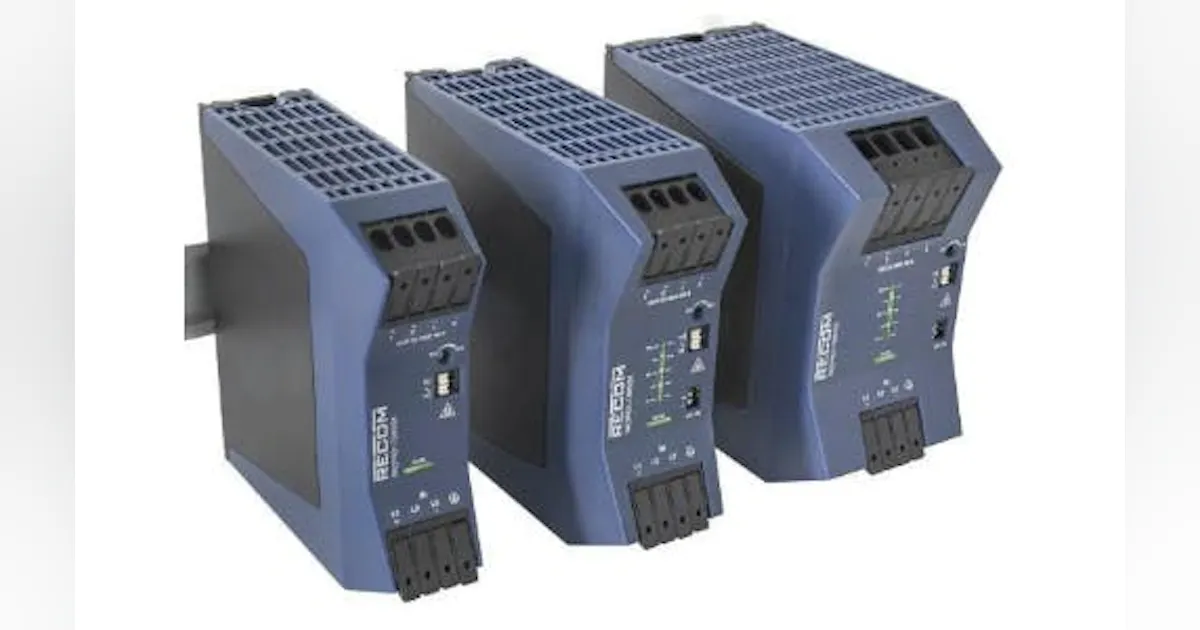 RACPRO1 Series Chassis-Mountable LED AC/DC Power Supply | Electronic Design