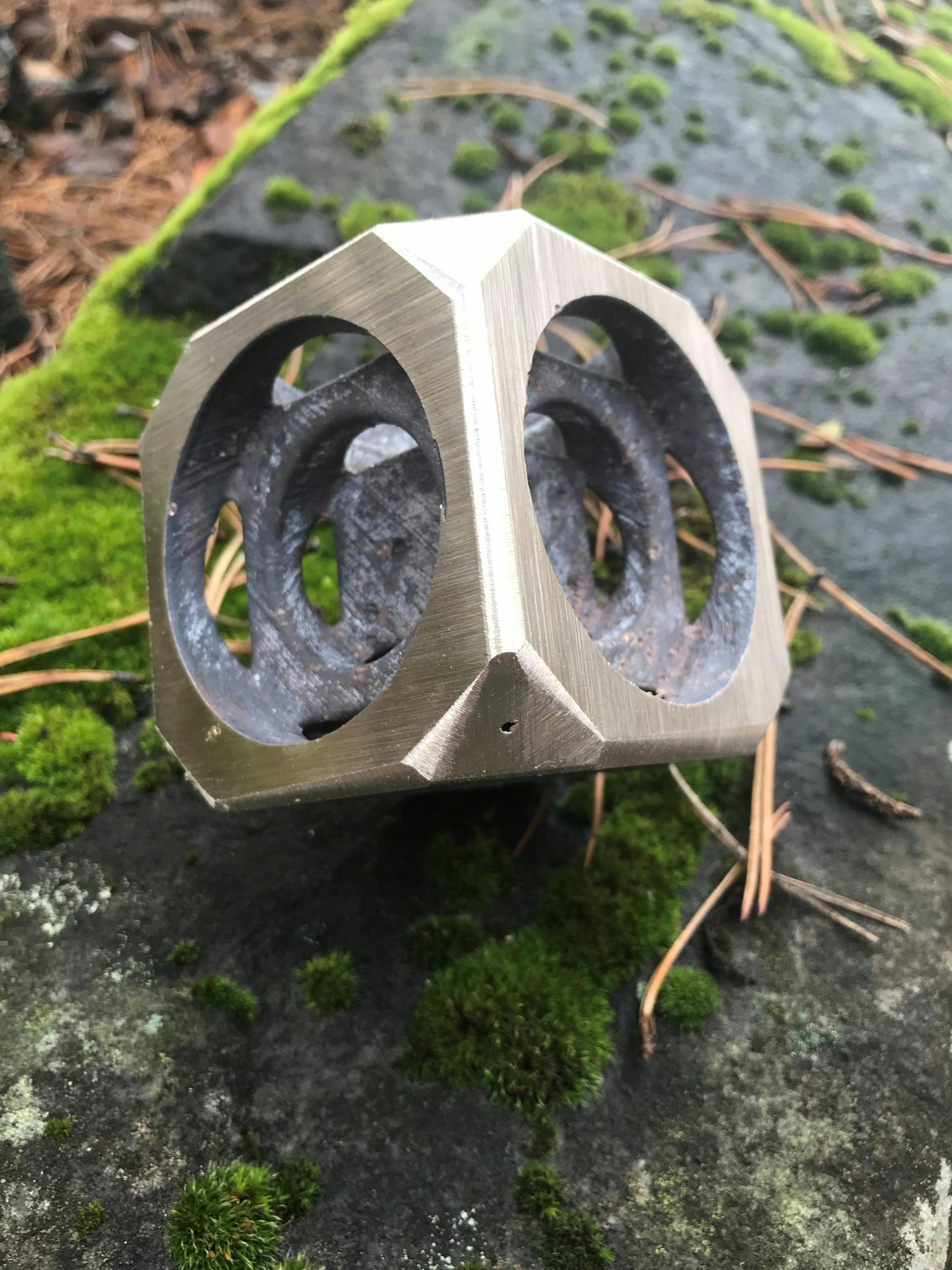 CAD-designed, 3D-printed, bronze casting