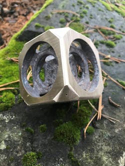 CAD-designed, 3D-printed, bronze casting CAD-designed, 3D-printed, bronze casting