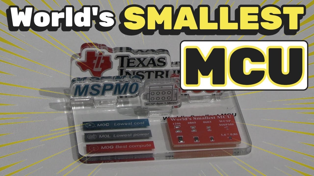 Smallest Microcontroller Offers Optimized Size & Performance