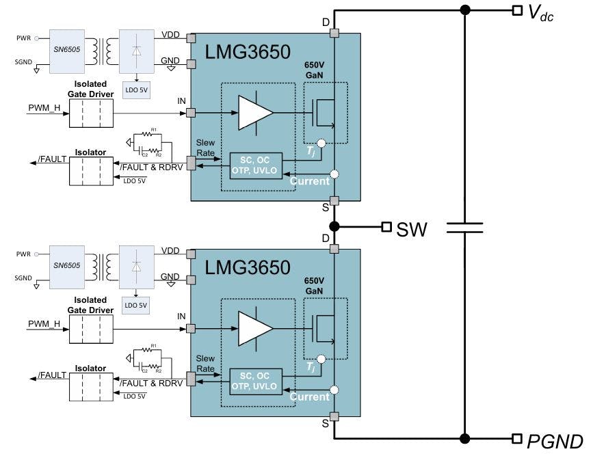 LMG3650EVM-114 evalution module