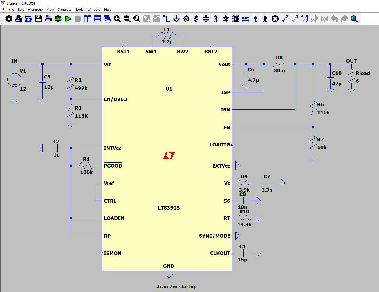 Circuit uses Silent Switcher buck-boost ESC with LT8350S
