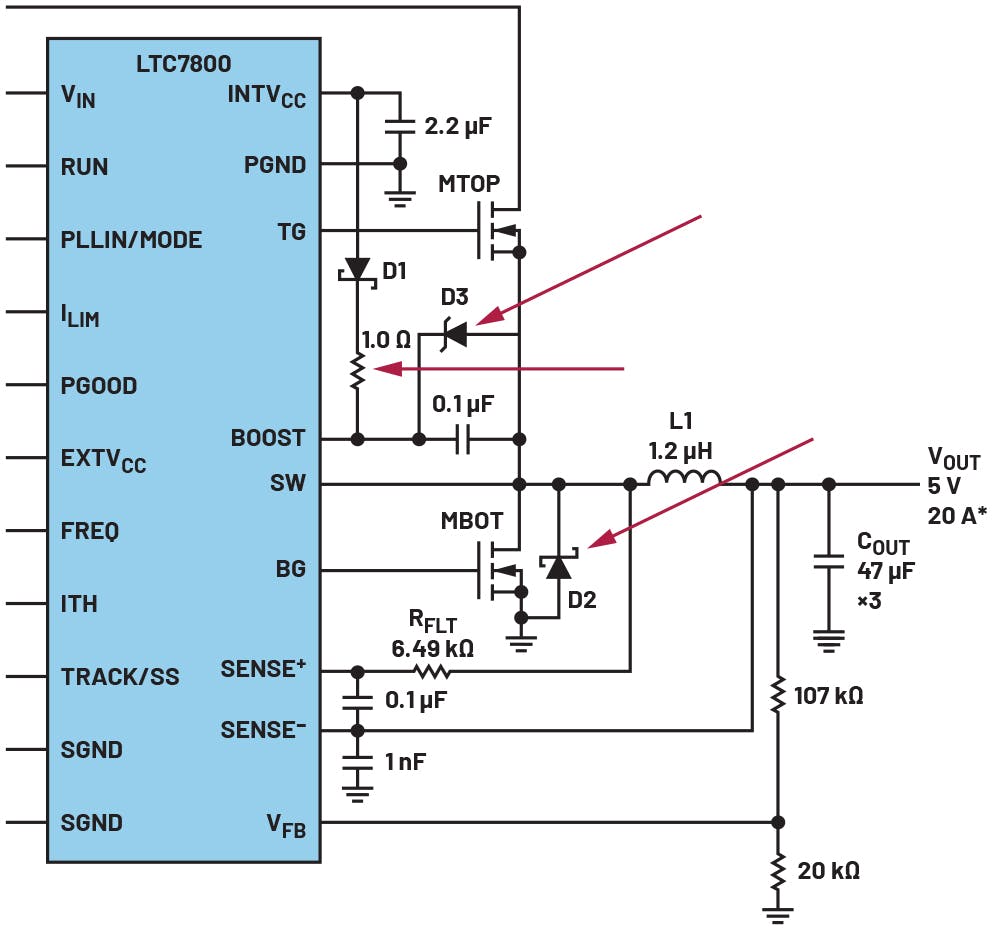 LTC7800 buck converter