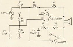 2. 'Push-pull' doesn't always mean class B (or AB). Using a pair of IC amplifiers with reverse polarity is useful in battery-operated circuits because it doubles the amplitude of the signal across the load. This approach is call, variously, bridged amplifiers, bridge-tied load, or BTL 2. 'Push-pull' doesn't always mean class B (or AB). Using a pair of IC amplifiers with reverse polarity is useful in battery-operated circuits because it doubles the amplitude of the signal across the load. This approach is call, variously, bridged amplifiers, bridge-tied load, or BTL