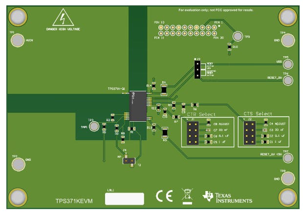 TPS371KEVM evaluation module