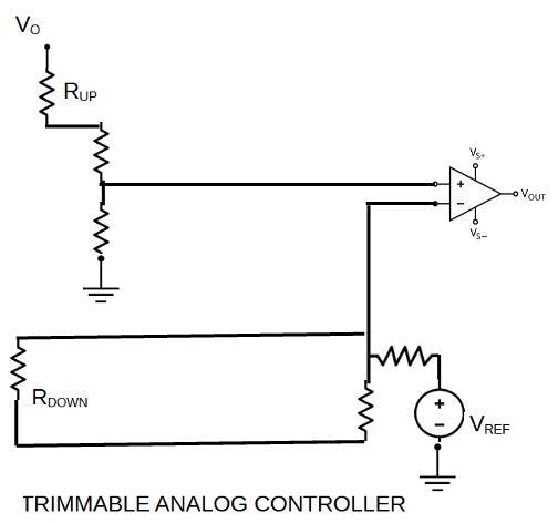 Trimmable analog controller