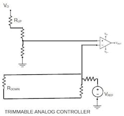 Trimmable analog controller Trimmable analog controller