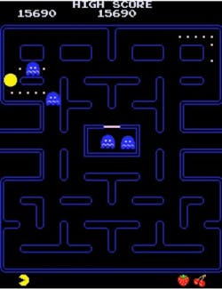 Each Pac-Man ghost uses its own specific movement algorithm Each Pac-Man ghost uses its own specific movement algorithm