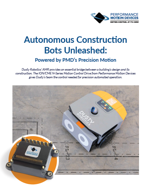 PMD Case Study with Dusty Robotics' AMR