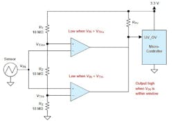 3.3-V window comparator 3.3-V window comparator
