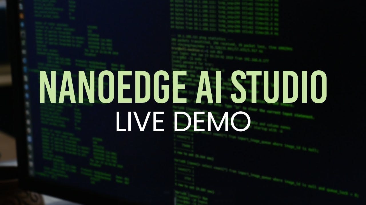 NanoEdge AI Studio Live Demo