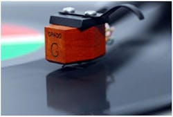 Figure 9. Grado’s Statement Reference1 moving-magnet cartridge sports a handcrafted mahogany body and weighs 6.5 g. Figure 9. Grado’s Statement Reference1 moving-magnet cartridge sports a handcrafted mahogany body and weighs 6.5 g.