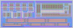 Layout in Magic of the 8-bit DAC Layout in Magic of the 8-bit DAC