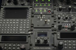 Aircraft control panel Aircraft control panel