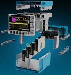 Exploded view of Tektronix 7 Series oscilloscope Exploded view of Tektronix 7 Series oscilloscope