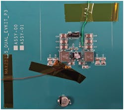 Thermocouple attachment to MAX25255 case top using thermal paste Thermocouple attachment to MAX25255 case top using thermal paste