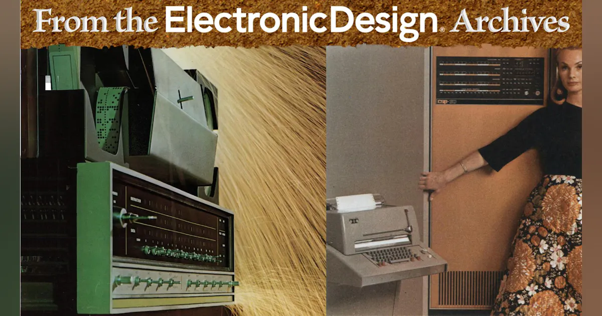 Tito Mini Computer The minicomputer: machine with an endless future | Electronic Design