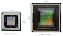 Larger dies and smaller transistors mean more shaders can be crammed into a single GPU Larger dies and smaller transistors mean more shaders can be crammed into a single GPU