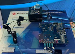 2. Shown is Microchip’s ASA Motion Link offering with multiple VS775S single-port SerDes that support three cameras connected to a VS776 multi-port hub. 2. Shown is Microchip’s ASA Motion Link offering with multiple VS775S single-port SerDes that support three cameras connected to a VS776 multi-port hub.