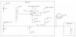 Using a FET protects internal circuits against a short-to-battery condition Using a FET protects internal circuits against a short-to-battery condition