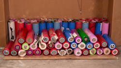 This is a collection of 18650 lithium-ion battery cells, stored very improperly. This is a disaster waiting to happen. This is a collection of 18650 lithium-ion battery cells, stored very improperly. This is a disaster waiting to happen.