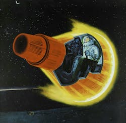 Mercury capsule heat shield Mercury capsule heat shield