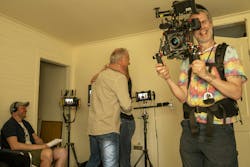 Jim Jolliffe films during production of 'Chris Hemsworth: A Road Trip to Remember' in Australia. Jim Jolliffe films during production of 'Chris Hemsworth: A Road Trip to Remember' in Australia.
