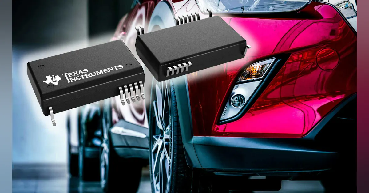 Automotive Iso Amp Accepts HV DC Inputs, Provides Single-Ended ...