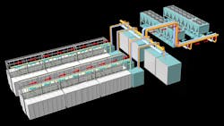 Zero-water evaporation cooling system that recycles water through a closed-loop system Zero-water evaporation cooling system that recycles water through a closed-loop system