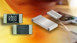 Stackpole current-sense resistors (left) and Bourns thermal jumper chips (right) Stackpole current-sense resistors (left) and Bourns thermal jumper chips (right)
