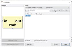 Locating the newly created symbol in the schematic directory Locating the newly created symbol in the schematic directory