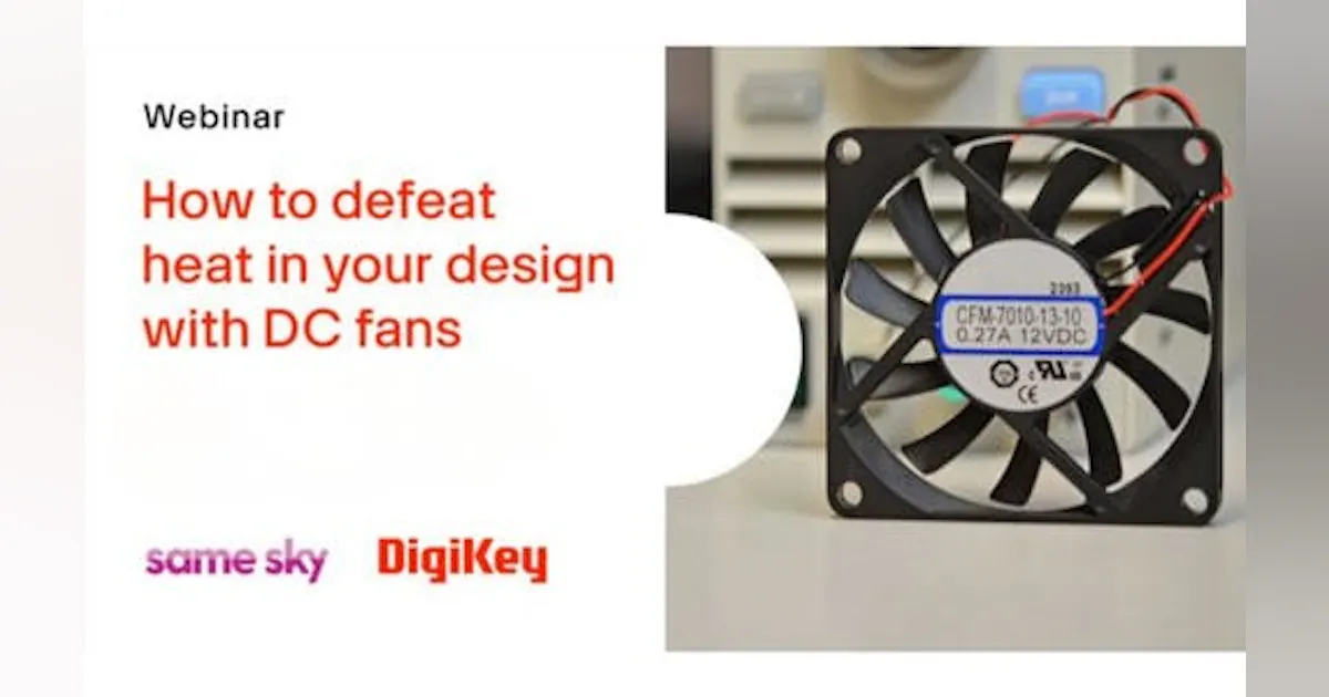 Dc Fan Design How to defeat heat in your design with DC fans | Electronic Design