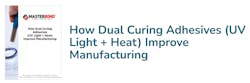 How Dual Curing Adhesives (UV Light + Heat) Improve Manufacturing How Dual Curing Adhesives (UV Light + Heat) Improve Manufacturing