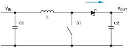 Simple boost converter topology Simple boost converter topology