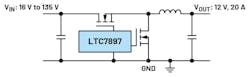 LTC7897 buck controller with up to 135-V permissible operating voltage LTC7897 buck controller with up to 135-V permissible operating voltage
