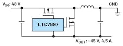 Inverting topology where high-voltage capability is particularly important Inverting topology where high-voltage capability is particularly important