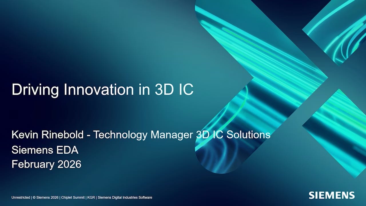 Driving Innovation in 3d IC Chiplet Summit