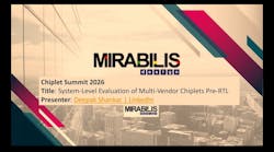 Chiplet Summit System-Level Evaluation of Multi-Vendor Chiplets Pre-RTL Chiplet Summit System-Level Evaluation of Multi-Vendor Chiplets Pre-RTL