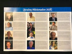 2026 Analog Aficionados placemat (front) 2026 Analog Aficionados placemat (front)