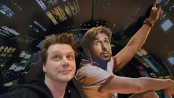 Yep, that's me and Ryan on set. I mean me sitting in an interactive cardboard film display. Yep, that's me and Ryan on set. I mean me sitting in an interactive cardboard film display.