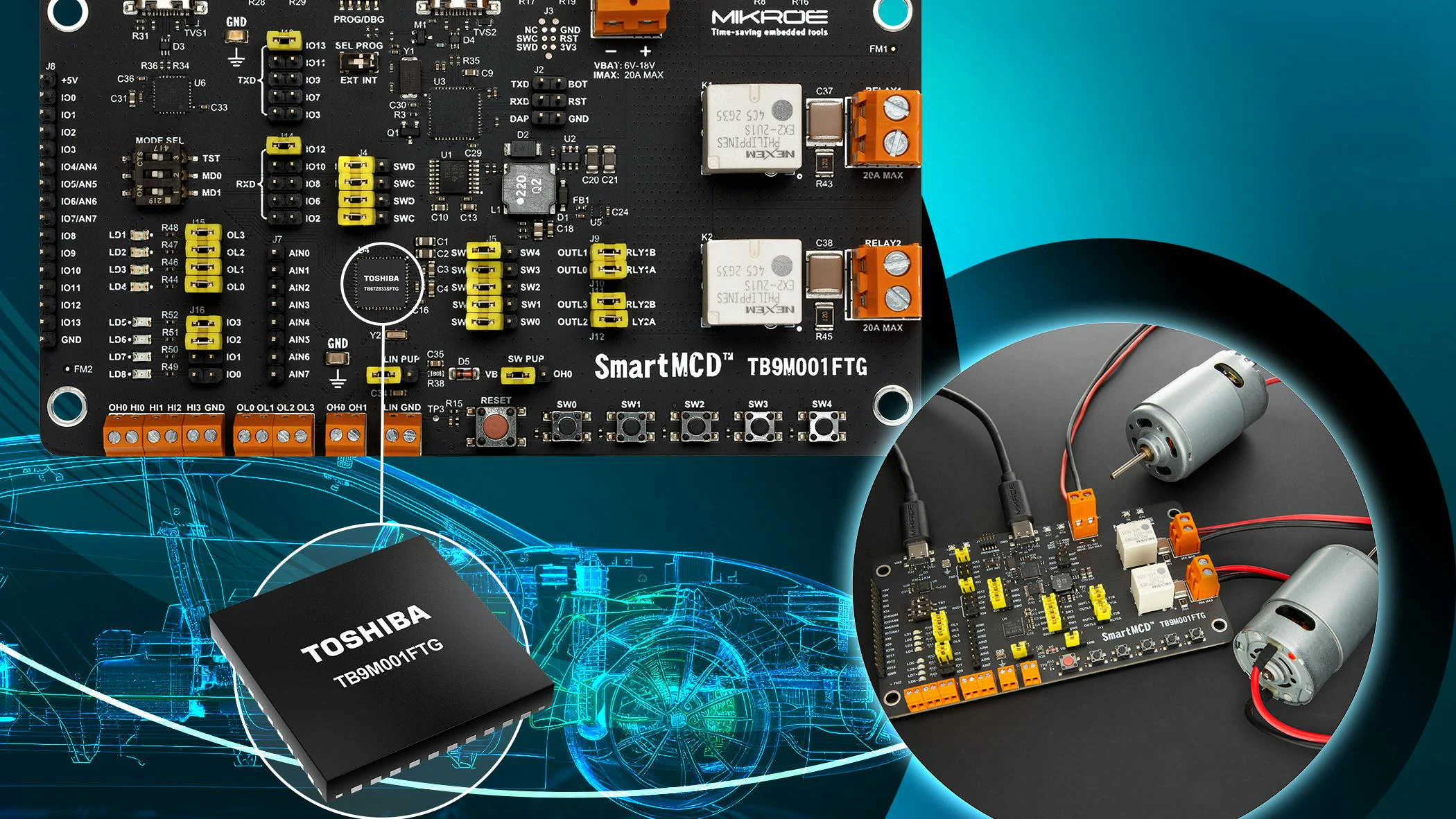 69bd6a844f909e30755670fd Mikroe Smart Motor Driver