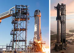 5. Jeff Bezos’ Blue Origin (left) vs. Elon Musk’s Starship (b). 5. Jeff Bezos’ Blue Origin (left) vs. Elon Musk’s Starship (b).