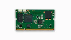 Company: SECO Product: SOM-Trizeps-X-Genio360/360P Form factor: SODIMM-220 67.6 × 36.7 × 6.4 mm CPU: MediaTek Genio 360 (1 A76 + 5x A55) Or Genio 360P (2x A76 + 6x A55) NPU: MediaTek 8th-Gen (5.1 TOPS on 360/Up to 8+ TOPS on 360P) GPU: Arm Mali-G57 GPU Memory: 1-GB/2-GB and 4-GB LPDDR4X/LPDDR4-3733 (soldered) Storage: eMMC 5.1 up to 64 GB Communication: 1x GB Ethernet Mac/PHY, Wi-Fi/BT (Optional) Expansion: 1x SDIO Security: TPM 2.0 (Optional) Connection: 1x USB 3.2, 1x USB 2.0, 1x CAN-FD, 1x PCIe Gen 2, 2x MIPI-CSI, MIPI-DSI, LVDS, DPI 4, or eDPI 3 Company: SECO Product: SOM-Trizeps-X-Genio360/360P Form factor: SODIMM-220 67.6 × 36.7 × 6.4 mm CPU: MediaTek Genio 360 (1 A76 + 5x A55) Or Genio 360P (2x A76 + 6x A55) NPU: MediaTek 8th-Gen (5.1 TOPS on 360/Up to 8+ TOPS on 360P) GPU: Arm Mali-G57 GPU Memory: 1-GB/2-GB and 4-GB LPDDR4X/LPDDR4-3733 (soldered) Storage: eMMC 5.1 up to 64 GB Communication: 1x GB Ethernet Mac/PHY, Wi-Fi/BT (Optional) Expansion: 1x SDIO Security: TPM 2.0 (Optional) Connection: 1x USB 3.2, 1x USB 2.0, 1x CAN-FD, 1x PCIe Gen 2, 2x MIPI-CSI, MIPI-DSI, LVDS, DPI 4, or eDPI 3