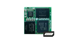 Company: Grinn Product: GenioSOM-360 Form factor: 30- × 30-mm LGA303 Package CPU: MediaTek Genio 360 Processor (Octa-core: 2x Cortex-A76 + 6x Cortex-A55) NPU: MediaTek 8th-Gen AI Accelerator GPU: Arm Mali-G57 MC2 GPU Memory: LPDDR4X-3733 8 GB Max Storage: eMMC 5.1 16 GB up to 64 GB Communication: 1x GB Ethernet MAC, Wi-Fi/BT (Optional) Expansion: 1x PCIe Gen 2 Connection: 1x CAN-FD, 1x USB 3.0, 2x USB 2.0, RGMI, 2x MIPI-CSI, MIPI-DSI, LVDS, eDP, DP 1.4/eDM 1.2 Company: Grinn Product: GenioSOM-360 Form factor: 30- × 30-mm LGA303 Package CPU: MediaTek Genio 360 Processor (Octa-core: 2x Cortex-A76 + 6x Cortex-A55) NPU: MediaTek 8th-Gen AI Accelerator GPU: Arm Mali-G57 MC2 GPU Memory: LPDDR4X-3733 8 GB Max Storage: eMMC 5.1 16 GB up to 64 GB Communication: 1x GB Ethernet MAC, Wi-Fi/BT (Optional) Expansion: 1x PCIe Gen 2 Connection: 1x CAN-FD, 1x USB 3.0, 2x USB 2.0, RGMI, 2x MIPI-CSI, MIPI-DSI, LVDS, eDP, DP 1.4/eDM 1.2