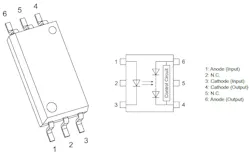 Toshiba TLX9920 photovoltaic-output photocoupler Toshiba TLX9920 photovoltaic-output photocoupler